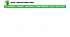 Desktop Screenshot of evergreenchemicalinternational.com