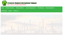 Tablet Screenshot of evergreenchemicalinternational.com